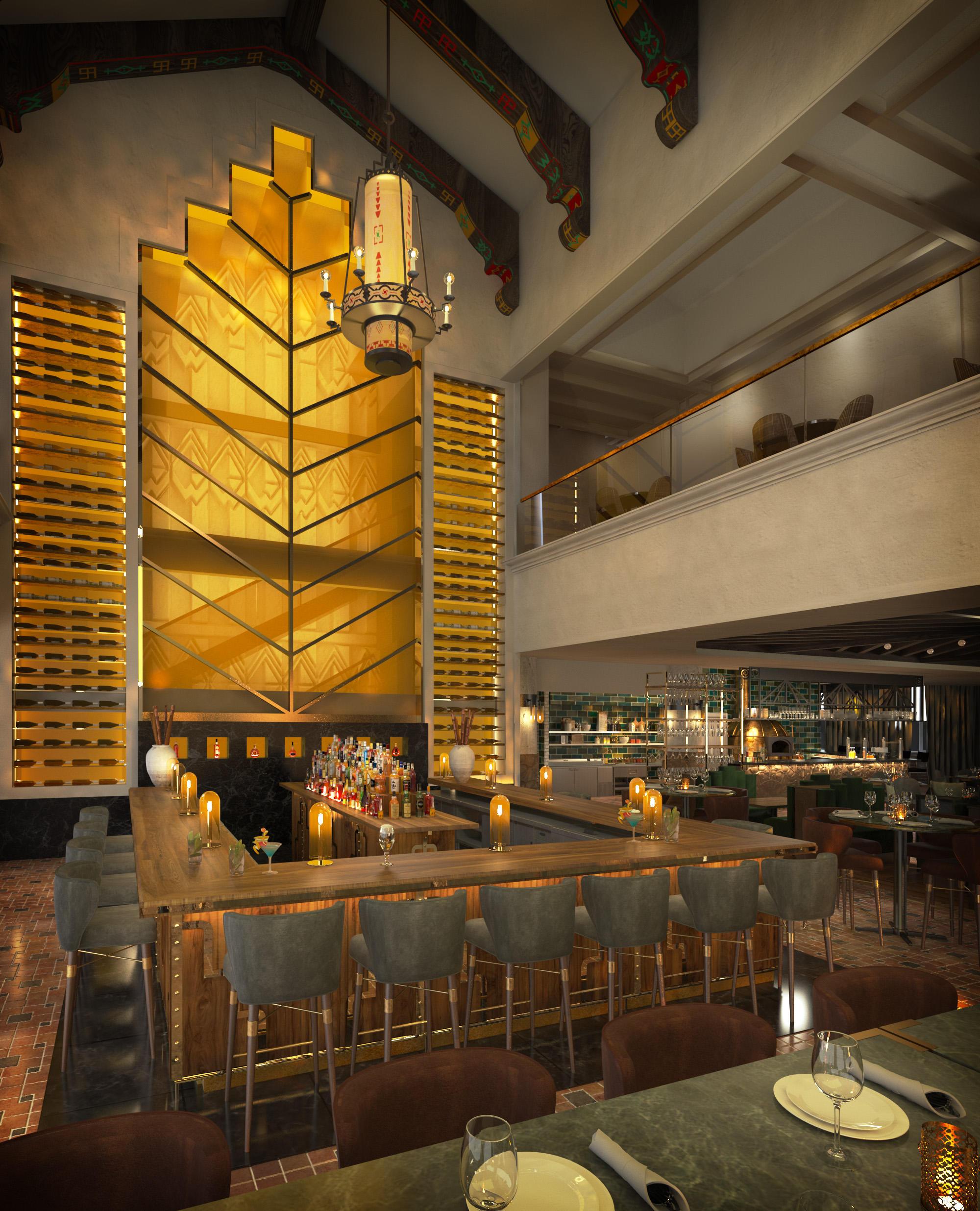 The Plaza Hotel Pioneer Park El Paso Ngoại thất bức ảnh The bar at the Wynn